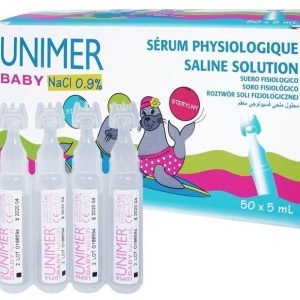 Unimer Baby NaCl 0,9%, sól fizjologiczna, 5 ml x 50 ampułek