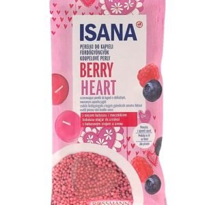 ISANA Berry Heart sól do kąpieli z olejkiem z Babassu 60 g